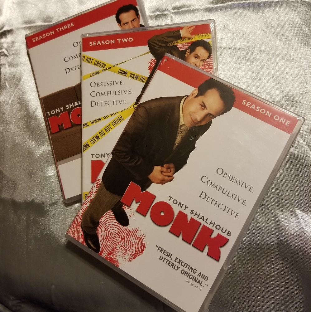 MONK TV Show DVD Set ~ 3 Seasons